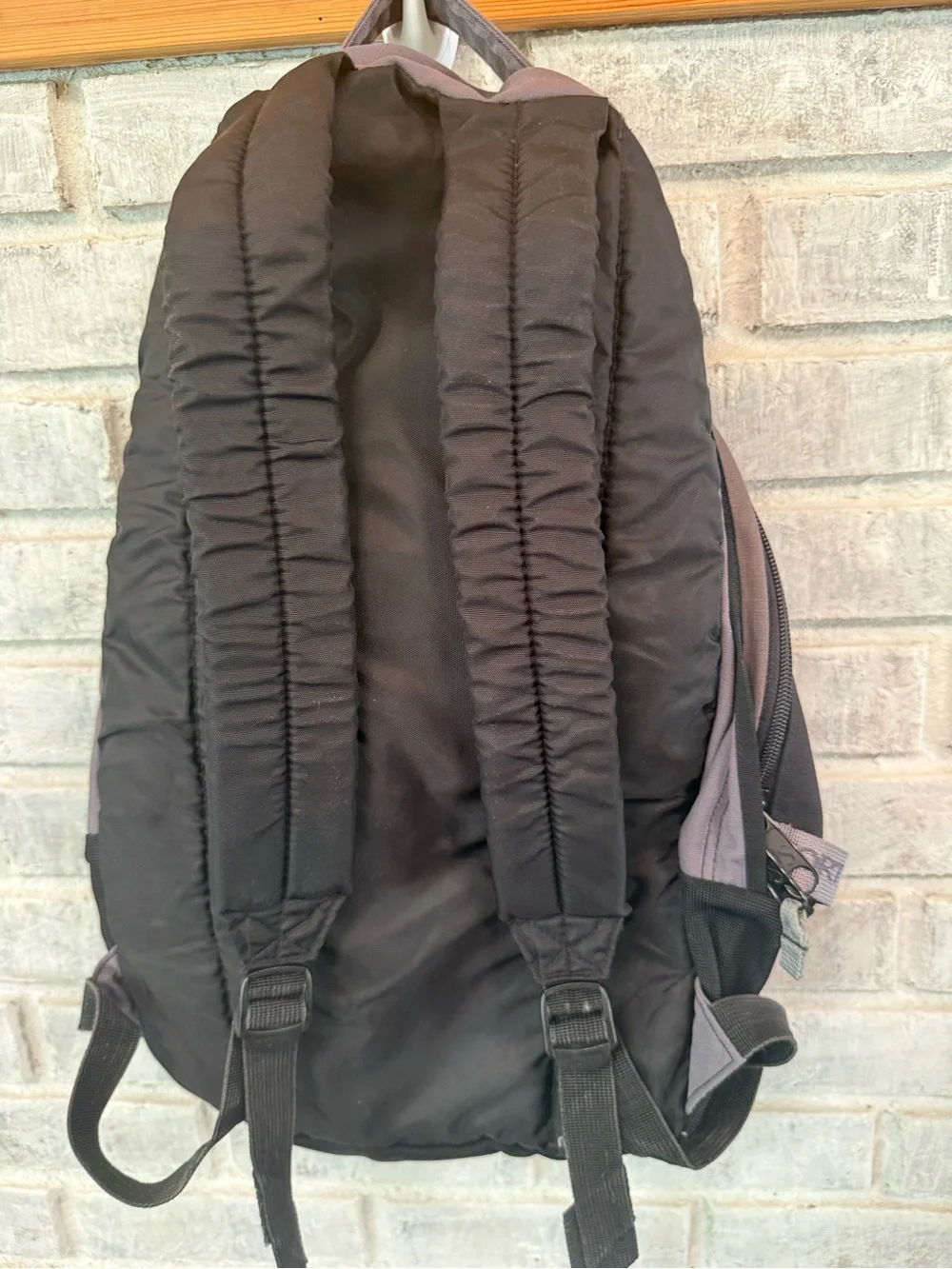 Vintage JanSport Black & Gray Classic Backpack for Men
